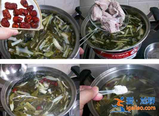 白菜干排骨汤的做法？