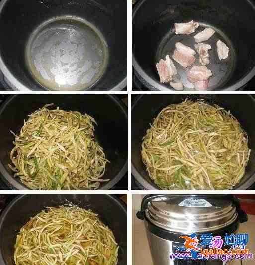 干豆角炖排骨的做法？