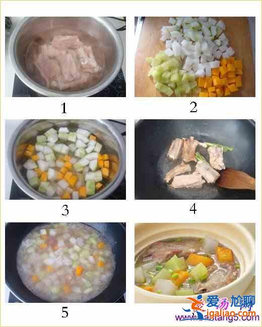 排骨杂菜汤的做法？