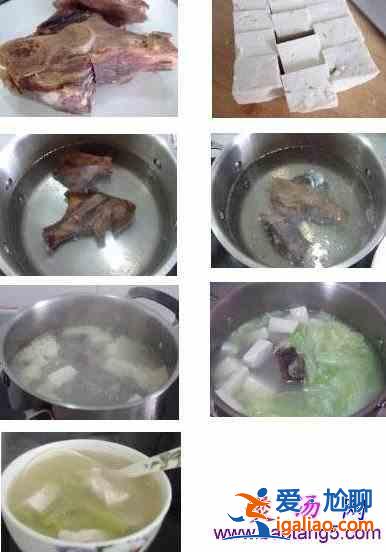 腊排骨煲豆腐汤的做法？
