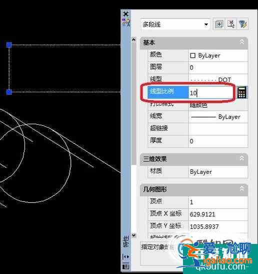 如何对CAD图形线型比例设置？