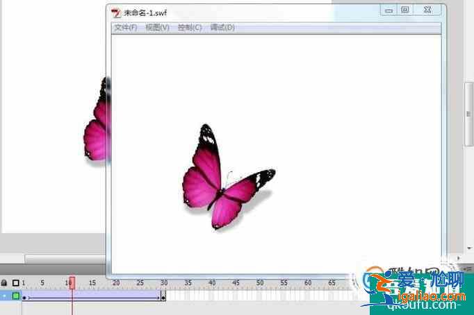 flash制作蝴蝶飞舞的动画？