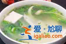 小菜豆腐汤？