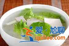 小菜豆腐汤？