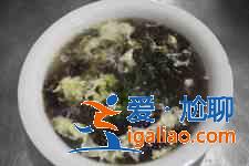 紫菜汤的做法？