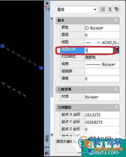 cad虚线比例怎么调整？