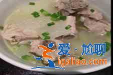 冬瓜排骨汤的做法？