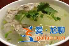 冬瓜排骨汤的做法？