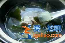 冬瓜海带排骨汤的做法？