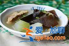 冬瓜海带排骨汤的做法？