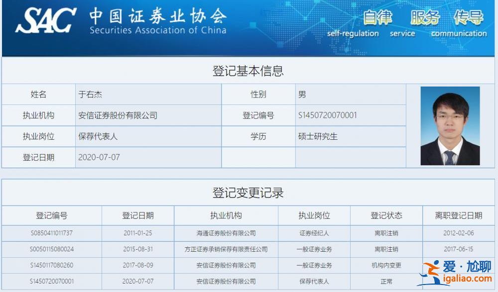 擅自修改IPO文件 安信证券一保代被认定为不适当人选半年？
