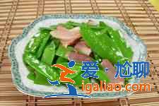 荷兰豆炒肉？
