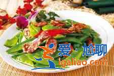 荷兰豆炒腊肠？