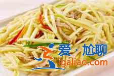 榨菜炒肉丝？