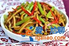 香干炒肉丝？