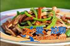 香干炒肉丝？
