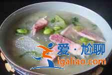 咸肉冬瓜汤的做法？