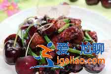 车厘子红烧肉的做法？