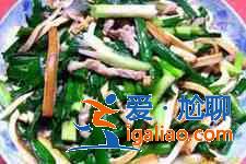 香干炒肉丝？