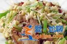 黄豆芽炒肉的做法？