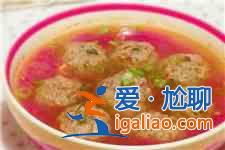 猪肉丸子汤的做法？