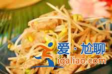 黄豆芽炒肉的家常做法？