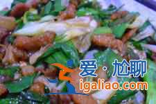 青蒜炒肉的做法？