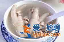 鸡脚煲汤？
