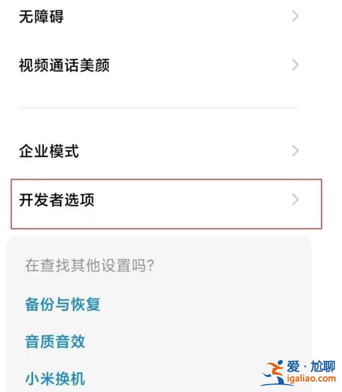 小米10s怎么进入开发者选项模式？