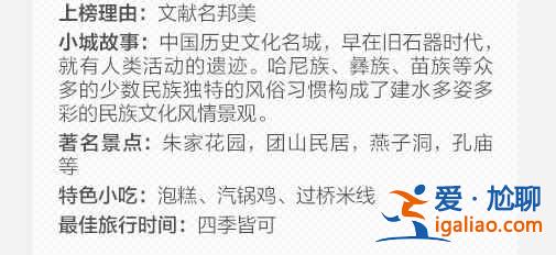 30个最美的中国小城，你最想去哪个？？