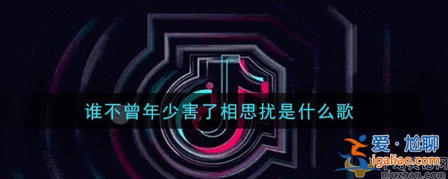抖音谁不曾年少害了相思扰是什么歌？