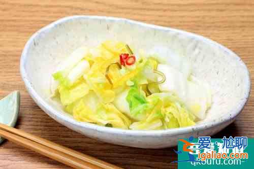 日本料理白菜渍物口感清爽的做法？