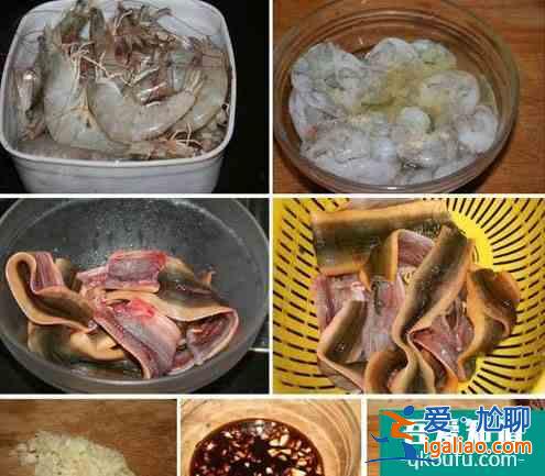特色小吃非常简单的虾爆鳝做法？