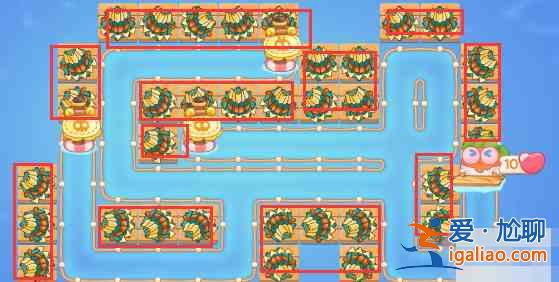保卫萝卜4天下第一汤12关攻略：天下第一汤第12关无伤通关教程？