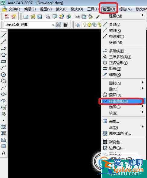 CAD曲线怎么画？
