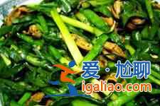 淡菜炒韭菜做法详解？