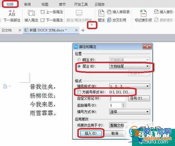 WPS如何去除尾注分隔符？？