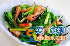 鱿鱼炒韭菜？
