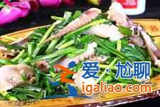 鱿鱼炒韭菜？