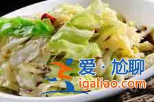 炒洋白菜的做法？