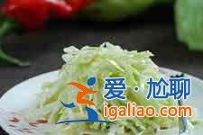 凉拌卷心菜的做法？