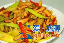 芹菜炒香干怎么做？