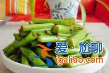 空心菜梗的做法？