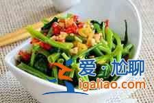 空心菜梗的做法？
