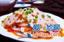 凉拌藕的做法？