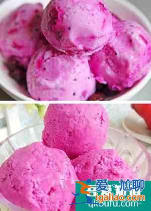 火龙果奶油冰激凌做法分享？