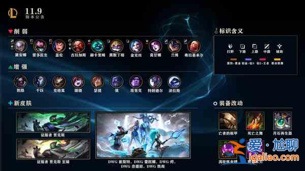 LOL11.9版本更新内容大全 英雄联盟4月29日更新公告？