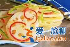 红油莲藕的做法大全？