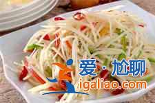 土豆丝的做法？