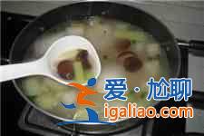 香菇冬瓜汤的做法？